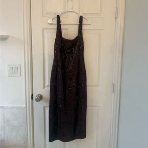 Camila Coelho Veda Sequin Midi Dress